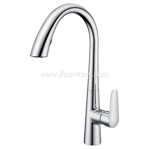 Contemporary Pull Down Kitchen Sink Faucet